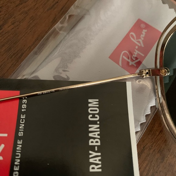 Black unisex ray ban sunglasess - Picture 5 of 9